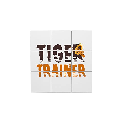 Carreaux Céramique Tiger Trainer | Céramique d'Art Illustration Originale Unique