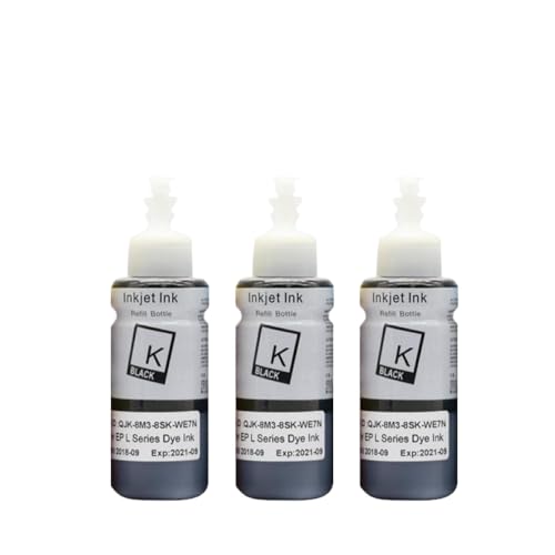 Recharge d'encre 664 673 noire pour imprimantes L365 L382 L455