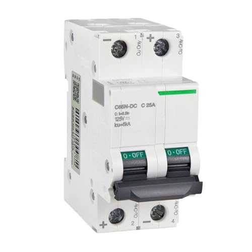 Disjoncteur miniature 2P DC C65N-DC protection solaire photovoltaïque et batterie 40A Multi 9