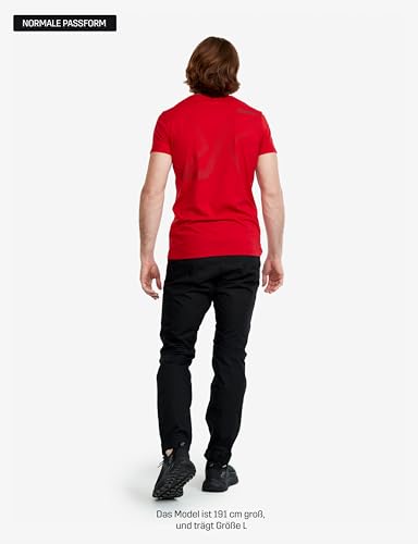 RevolutionRace Outdoor Basic Pants für Herren, Wanderhose für viele Outdoor-Aktivitäten, Black, L
