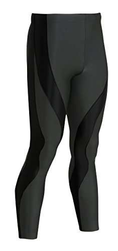 CW-X Women's Mid Rise 3/4 Capri Stabilyx Insulator Thermal Compression Legging Tights, Black/Turq, X-Small