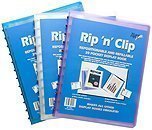 Tiger A4 rip n clip 20 pockets display book x 1 single