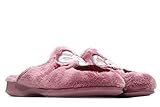  Garzón - 2810.275 Malva - Zapatilla de ir por casa abierta, chinela destalonada, pantufla ratones, para: Mujer color: MALVA talla:40