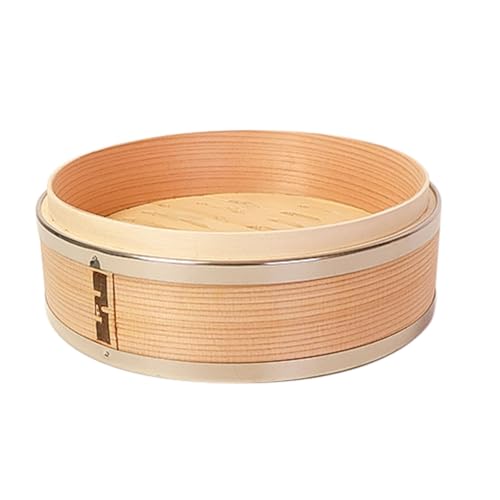 みよし漆器本舗 せいろ ステンレス+杉製 バラ売り ふた 本体 21cm 蒸し器 SNSで話題 蒸篭 セイロ セット 初心者 中華 竹 蒸篭 (本体1段)
