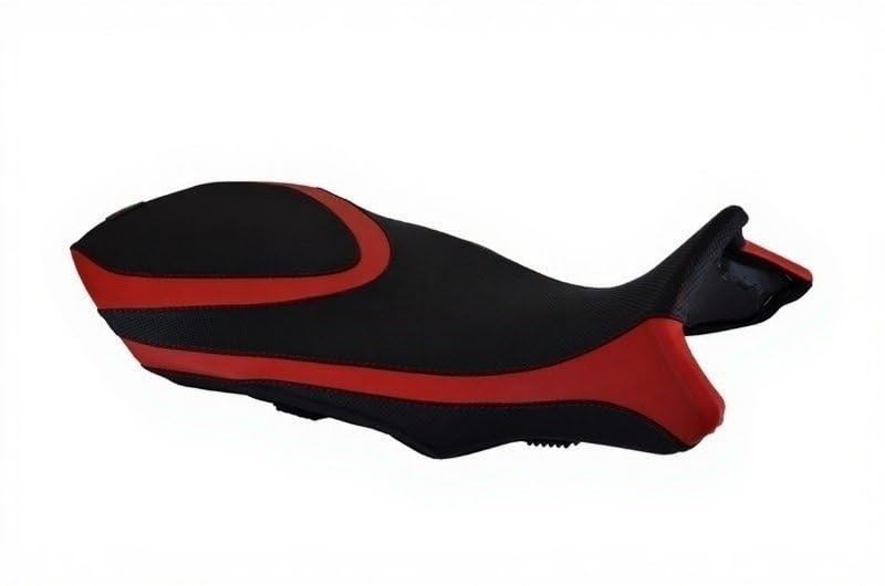 Housse de selle pour MV Agusta Rivale 800 finitions premium rouge et noir