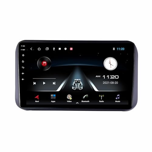 Image of Trony 9 inch Android 14 Car Stereo for Mahindra Marazzo | 4GB+64GB | Apple CarPlay & Android Auto | Full HD Touch | WiFi | GPS | Bluetooth | DSP Sound | Reverse Camera | Frame | 1 Year Warranty