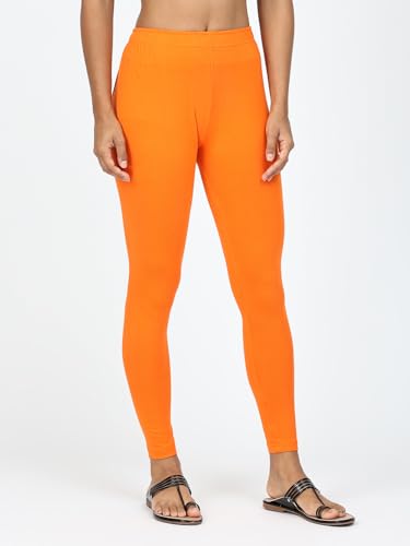 Image of Robinbosky Premium Stretchable Cotton Ankle Legging for Women | Suitable for Formal wear & Casual wear | High-End Elastic Makes The Leggings Squat Proof and Durable for Travel, Yoga, & Workout.