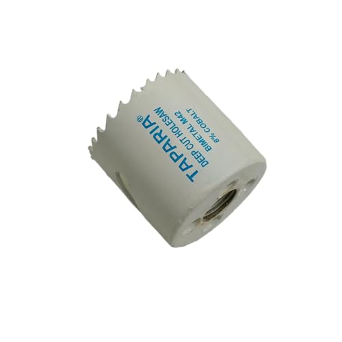 Image of Taparia Bi-Metal Hole Saw Cutter HSBM44 (44 mm Dia)-Variable Pitch Teeth, HSS 8% Cobalt-Precision Cutting Tool for Metal, Wood, Plastic-Professional Grade, DIY