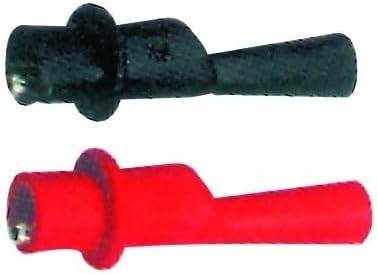 Meter Y Clips ACDC Dynamics Insulated Test Meter Crocodile Clips Pair, Black/Red ...