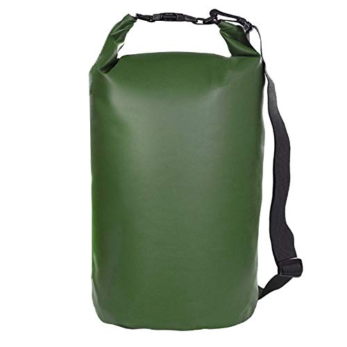 Bolsa balde, portátil 10/20L para pesca ao ar livre, bolsa de armazenamento de ombro - laranja 10L