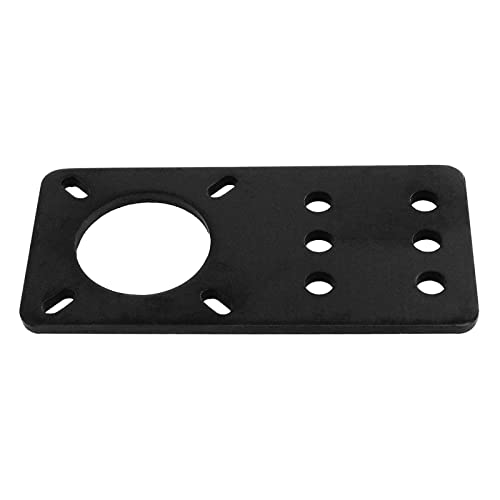 NEMA17 Stepper Motor Mount Plates Black Stepper Motor Aluminum Mounting Plate Accessories Porous