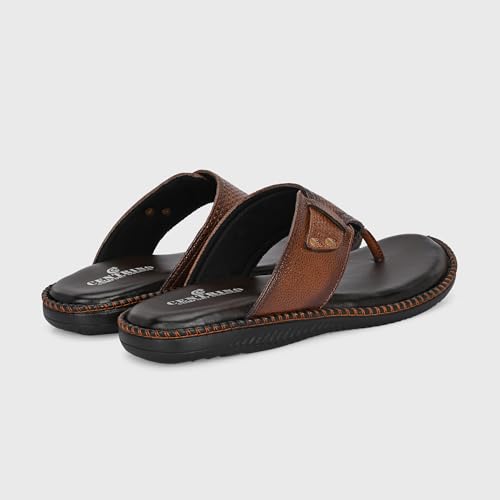 Image of Centrino Sandal for Men | Casual Open Toe Slippers /Flip Flop /Slides Anti Slip on for Men's | Modern slipper Look with Straps | Comfortable Casual look sandal for Men's (9511)