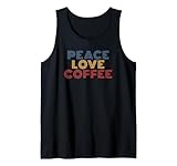 Photo Gallery peace love coffee retrò anni 70 vintage canotta Photo Gallery peace love coffee retrò anni 70 vintage canotta
