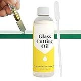 Glaschneideröl - 120ml Schneidöl Für Spiegelglas Und Fensterarbeiten - Kompaktes Präzisionswerkzeug Zum Formen, Schneiden Und Gravieren Von Glasprojekten, Kunsthandwerk Unnd Bastelarbeiten