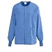 Medline PerforMAX 829 Unisex Snap-Front Warm-Up Jacket, Ciel Blue, Size Large