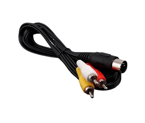Câble Genesis 1 haut blindage cordon AV pour SEGA Mega Drive 1 composite 3RCA