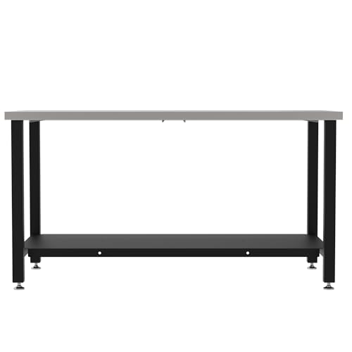 Image of Diversified Spaces Fabrication Prep Table,60x30x36,with Shelf