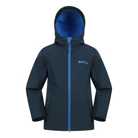 Mountain Warehouse Kids Softshell Jacket - Fleece Lined Cover