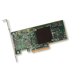 Lsi00346 Pcie 3.0 Hba tarjeta controladora Sas Sata de 4 puertos internos Avago