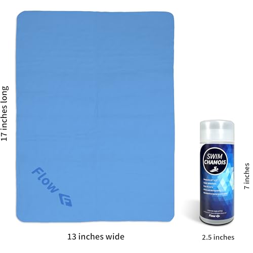 Serviette chamois natation plongée triathlon serviette sport nautique bleu