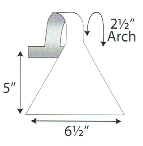 Print-Ready Triangle Shelf Dangler (5