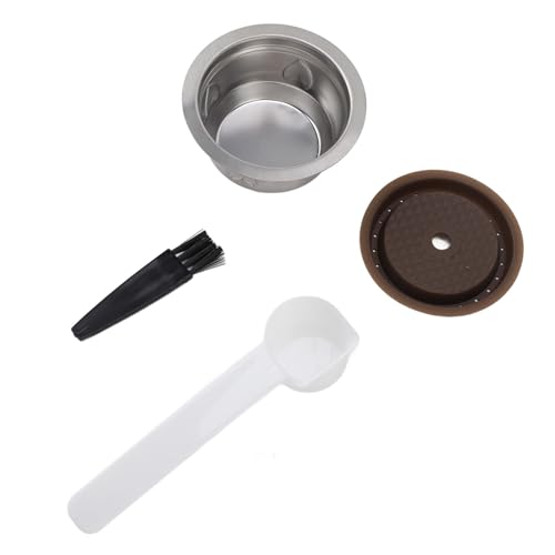Cápsula de Café Recargable, Acero Inoxidable, Capacidad 230ml, Reutilizable para Cafeteras - Diseño Ecológico, Material Duradero, Para Amantes del Café en Casa