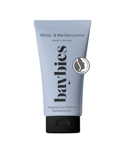 BAYBIES Wind und Wettercreme 50 ml Schützt vor Kälte und Nasse Babycreme für sensible Babyhaut Vegan & Naturzertifiziert Mit Apothekerin Entwickelt