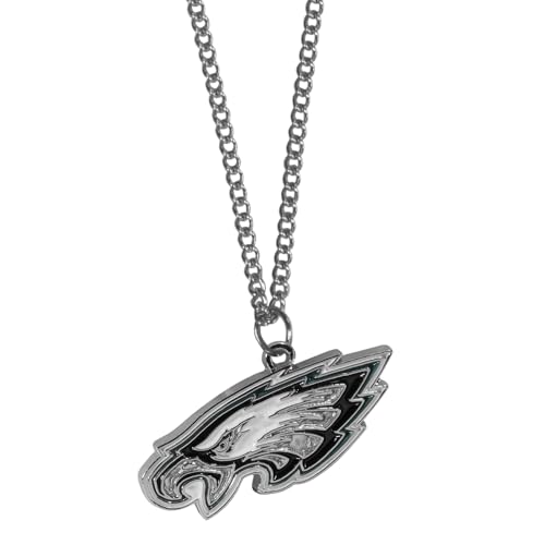 NFL Siskiyou Sports Fan Shop Philadelphia Eagles Chain Necklace with Small Charm 22 inch Team Color