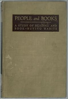 Hardcover People and books,: A study of reading and book-buying habits, Book