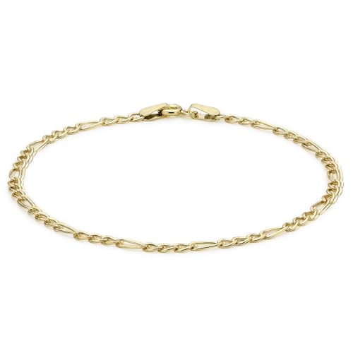 Calcetín de mujer con oro 9 K en diseño exclusivo y acabado de joyería premium