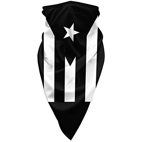 Puerto Rico Flag Unisex Desert Dustproof Face Balaclava Magic Scarf Riding Face Towel Balaclava