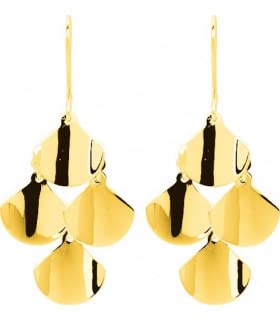 Boucles d'oreilles pendantes BADIDA or 375/00 bijou femme tendance