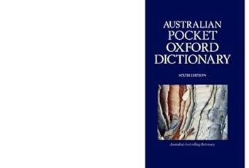Hardcover The Australian Pocket Oxford Dictionary Book