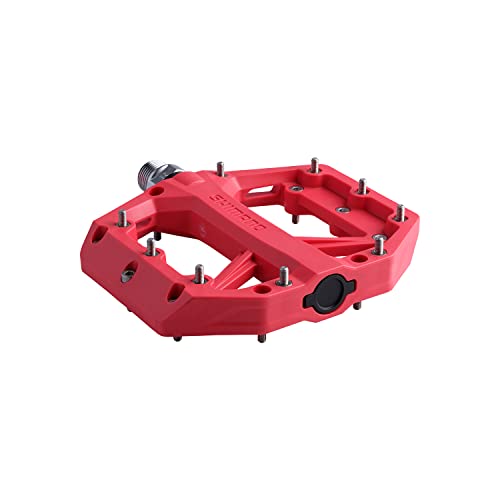 Pédales SHIMANO PD-GR400 rouges pour vos sorties VTT en forêt