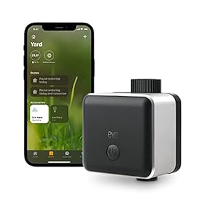 Eve Aqua – Slimme waterregelaar voor Apple Woning-app of Siri, besproei automatisch met schema’s, gebruiksvriendelijk…