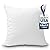 Foamily Premium Hypoallergenic Stuffer Pillow Insert Sham Square Form Polyester, 18" x 18", White