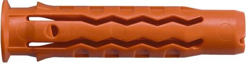 MQ Quattro Nylon Plug Anchor, 2-3/8 inch Length, 1/2 inch Plug and Drill Diameter, Box of 25, Premium Grade Enhanced Load Drywall, Concrete, Brick, and Stone Anchor