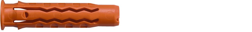 Mungo MQ Quattro Nylon Plug Anchor, 2-3/8 inch Length, 1/2 inch Plug and Drill Diameter, Box of 25, Premium Grade Enhanced Load Drywall, Concrete, Brick, and Stone Anchor