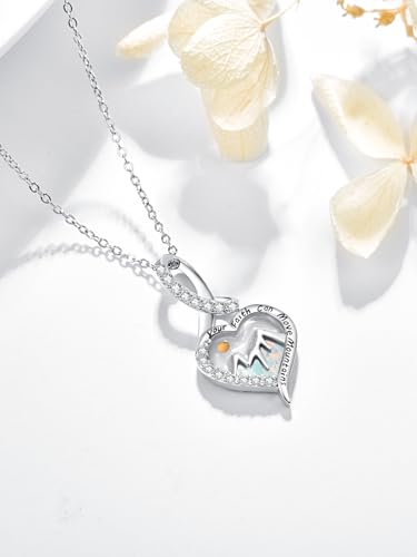 Mustard Seed Heart Necklace for Women 925 Sterling Silver Your Faith Can Move Mountains Pendant Inspirational Christian Jewelry Gifts3