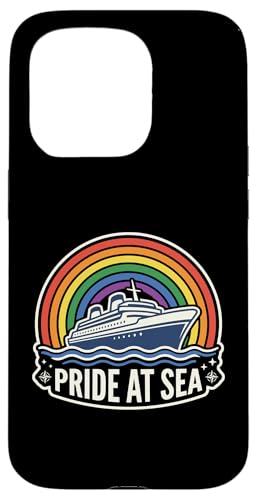 Pride At Sea LGBTQ Plus�N���[�Y���D�ƁB �X�}�z�P�[�X iPhone 15 Pro �p