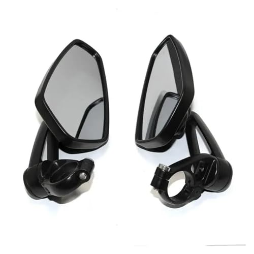 Rétroviseurs moto 7/8 pouces en aluminium ovale de haute qualité pour guidon