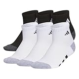 adidas Calcetines deportivos acolchados para niños (6 pares) para niños, Medium