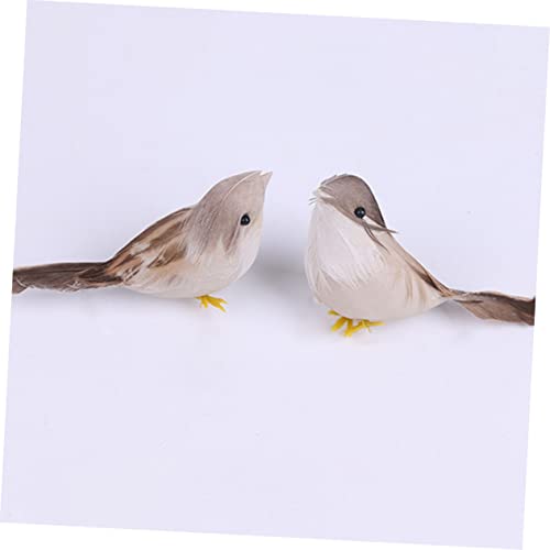 Image of 1Set Rattan Bird Nest Decoration with Artificial Birds and Eggs Decorative Home Craft Ornament for Garden Patio and Spring Decor