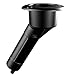 Mate Series Plastic 30? Rod & Cup Holder - Drain - Round Top - Black