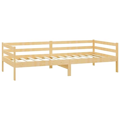 Sofá cama de invitados 90x200 en madera maciza para ahorrar espacio 7