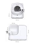 PETKIT PUROBOT ULTRA Samoczyszcząca Kuweta dla Kota, Kamera AI, Automatyczne Pakowanie, Automatyczna Kuweta dla Kota, 2.4G i 5G Wifi, Kontrola Aplikacji, Eliminacja Zapachów, 70L, dla Różnych Kotów