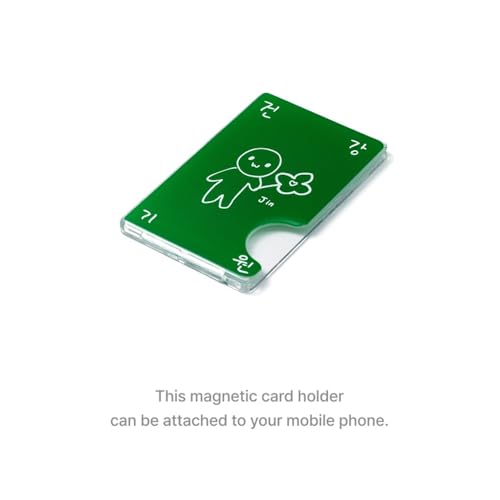 [Magnetic Card Holder] RUNSEOKJIN_EP. Tour Offical MD, White, Small, VER.44