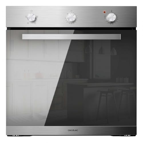 Cecotec Horno Integrable Convencional Bolero Hexa C136000 Mirror Time A. 2800W, 77L, Bajo Consumo,...