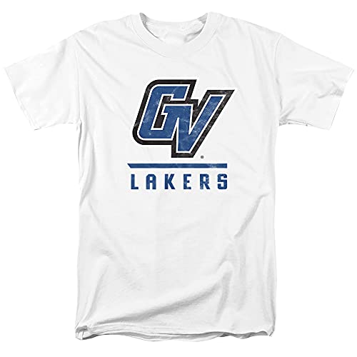 GVSU Grand Valley State University Official GVSU Lakers Logo, White, S