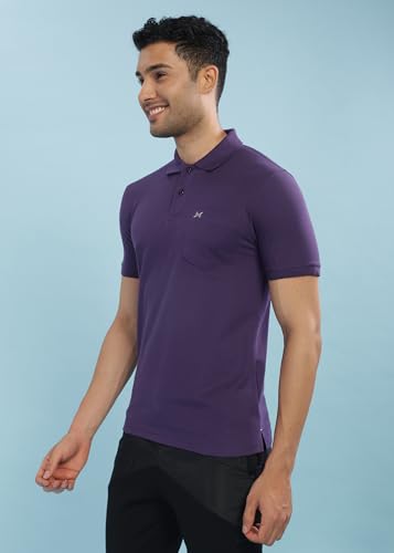 Image of Force NXT Polo Neck T-Shirt for Men Pack of 1 | Regular Fit T-Shirt for Men | Premium Super Combed Rich Cotton Polo Shirt | Men's Ultra Soft Half Sleeve T-Shirt